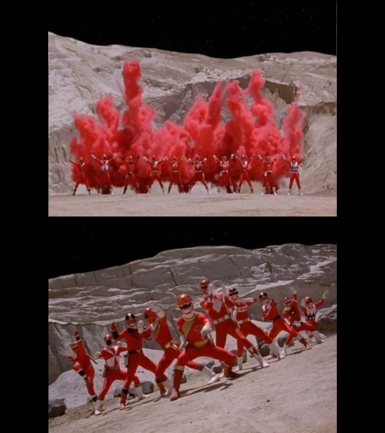 10 Red Rengers Power Rangers 10 Red Rangers in Forever Red by Mdwyer5 on DeviantArt
