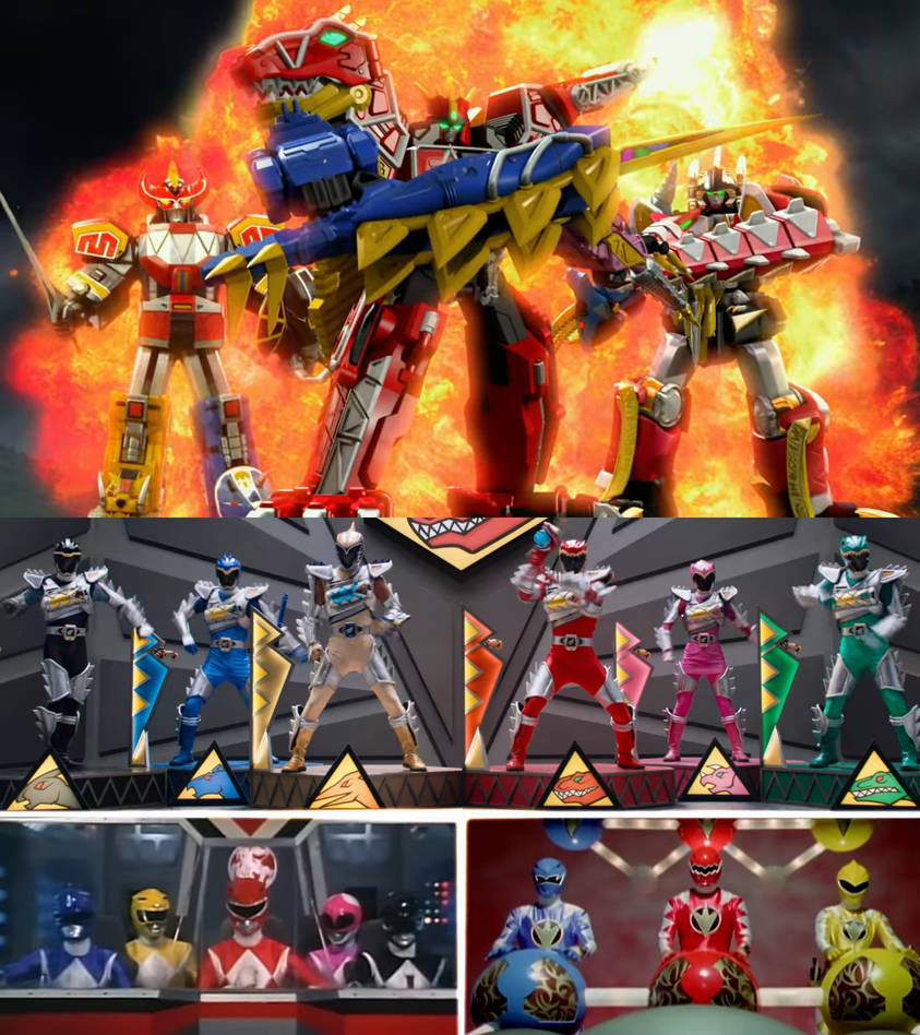 Power Rangers Beast Morphers Dinosaur Megazords by Mdwyer5 on DeviantArt