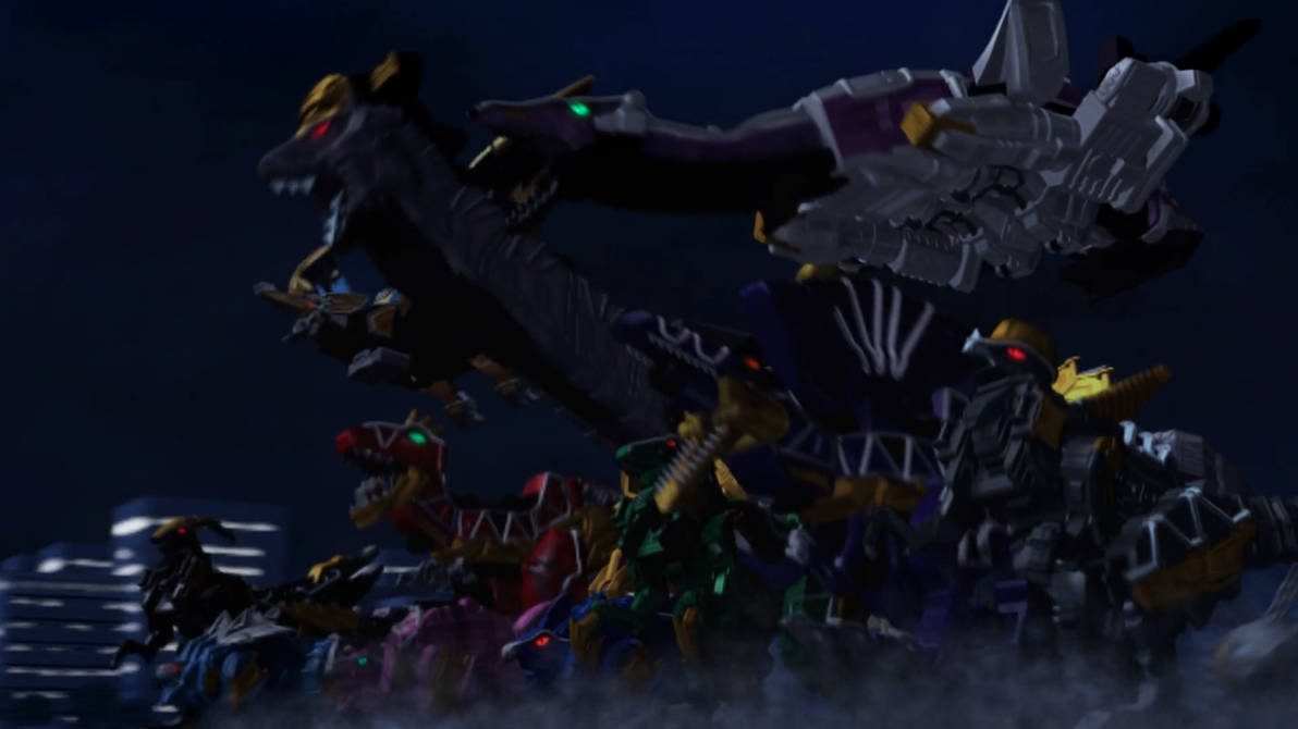 Power Rangers Dino Charge Zords Together by Mdwyer5 on DeviantArt