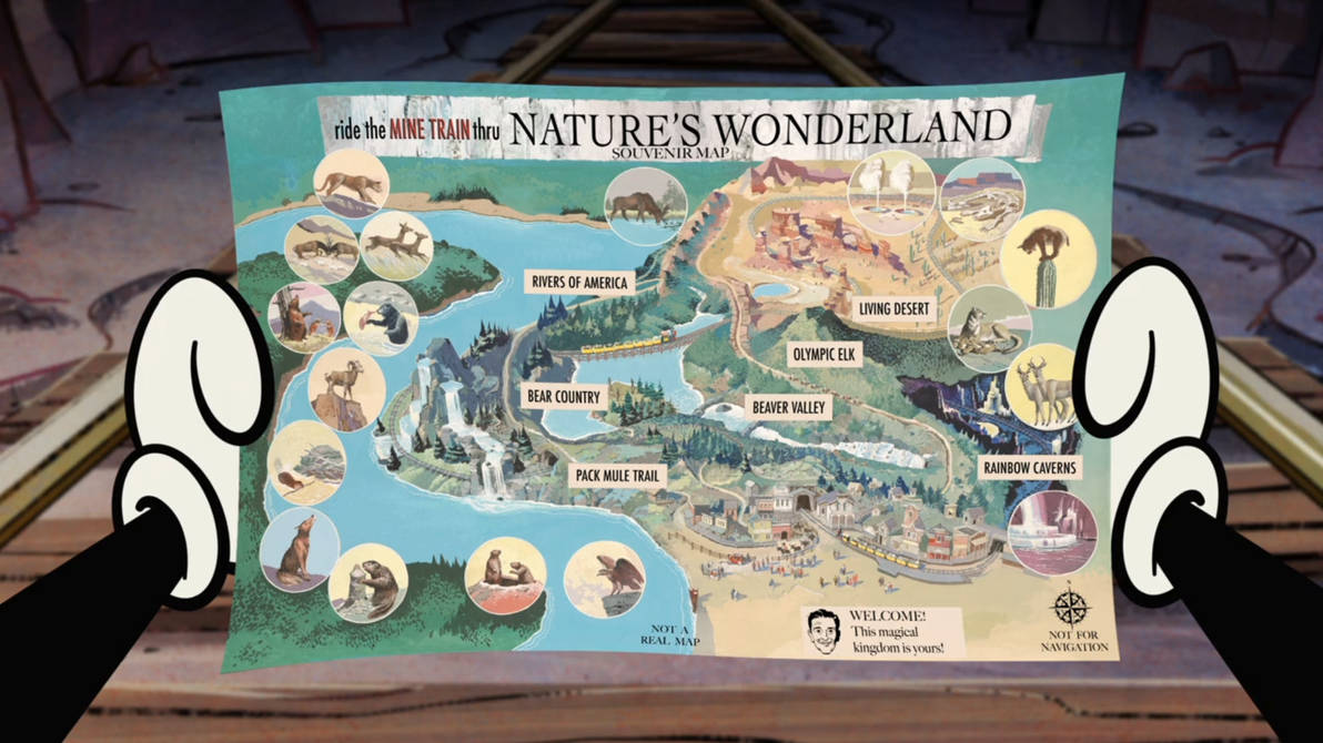 Mickey Mouse Souvenir Map by Mdwyer5 on DeviantArt