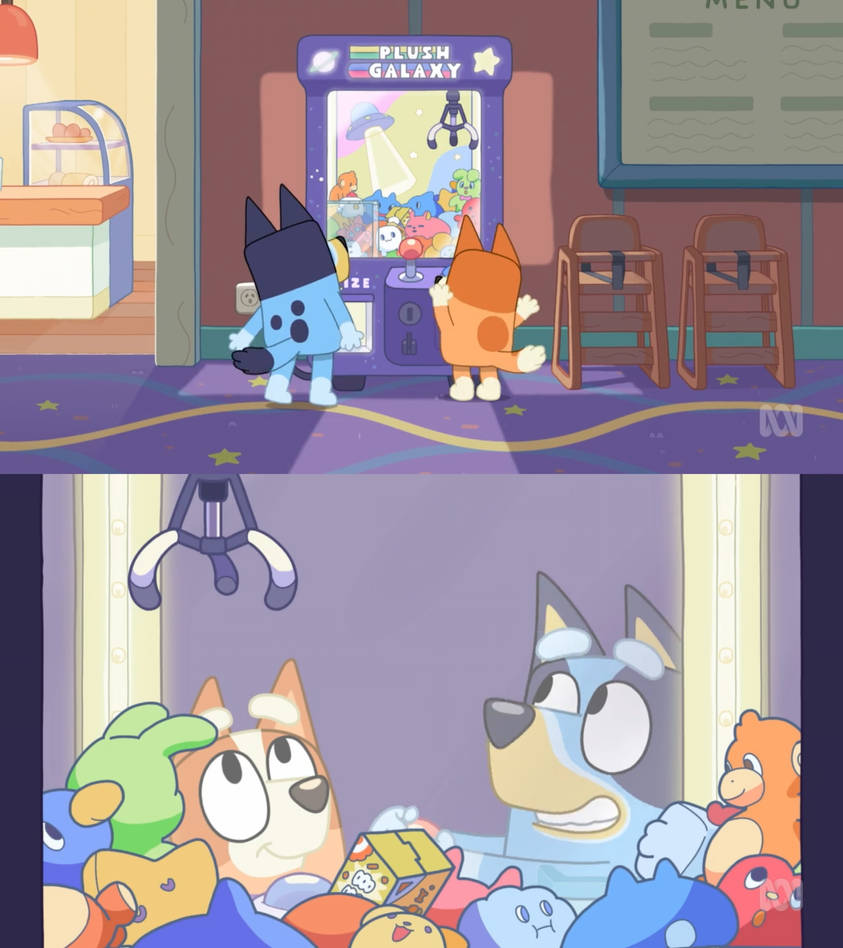 Magic Claw Bluey Magic Claw Machine-Plush Galaxy by Mdwyer5 on DeviantArt