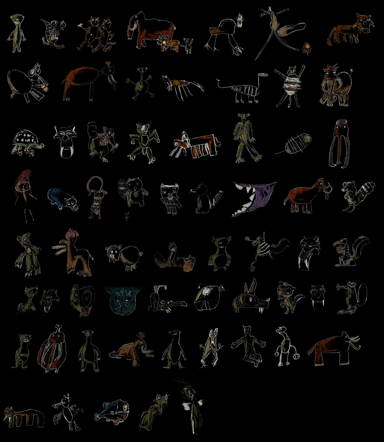 Ice Age Credit Drawings 2 by Mdwyer5 on DeviantArt