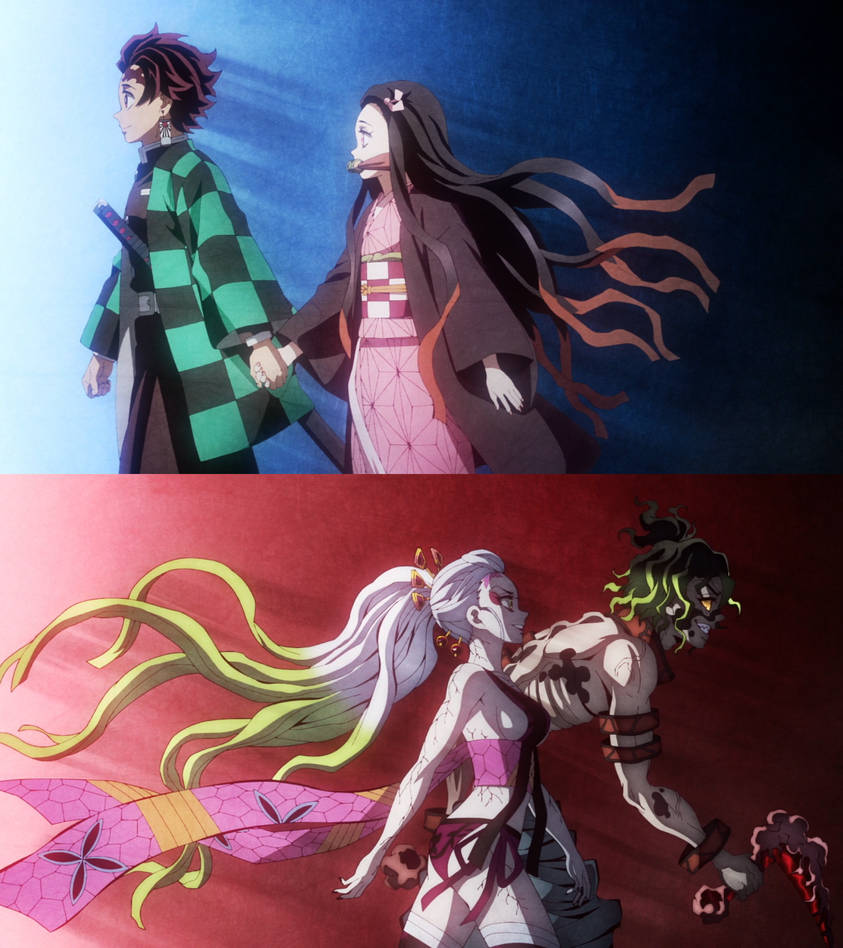 Demon Slayer Tanjiro and Nezuko-Gyutaro and Daki by Mdwyer5 on DeviantArt