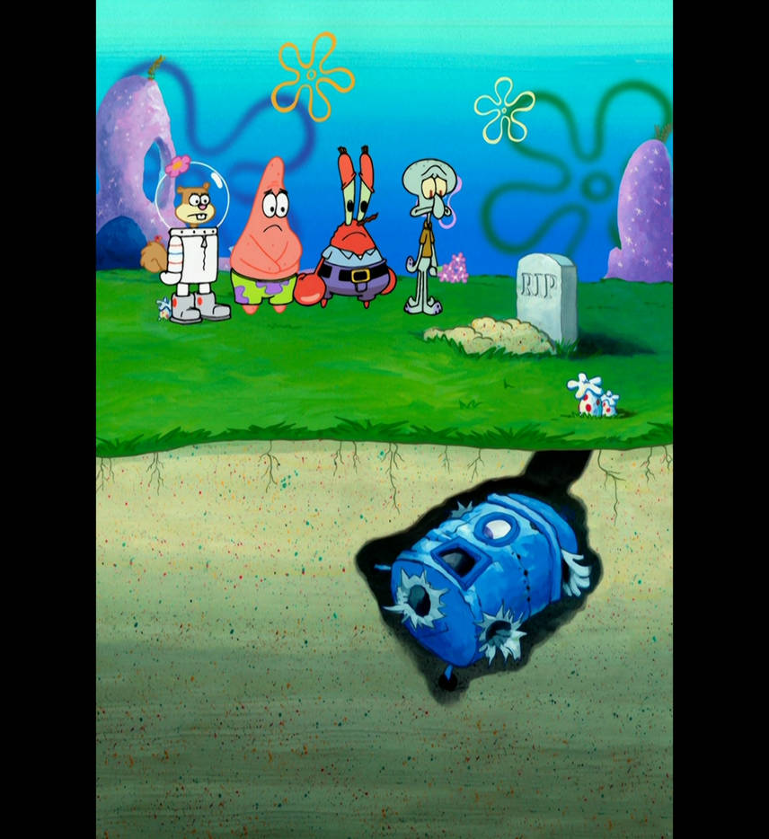 Spongebob They Just Buried the Gadget by Mdwyer5 on DeviantArt