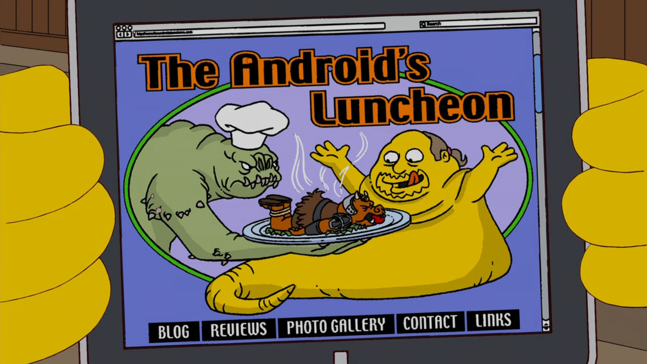 Simpsons Android Simpsons The Android's Luncheon by Mdwyer5 on DeviantArt