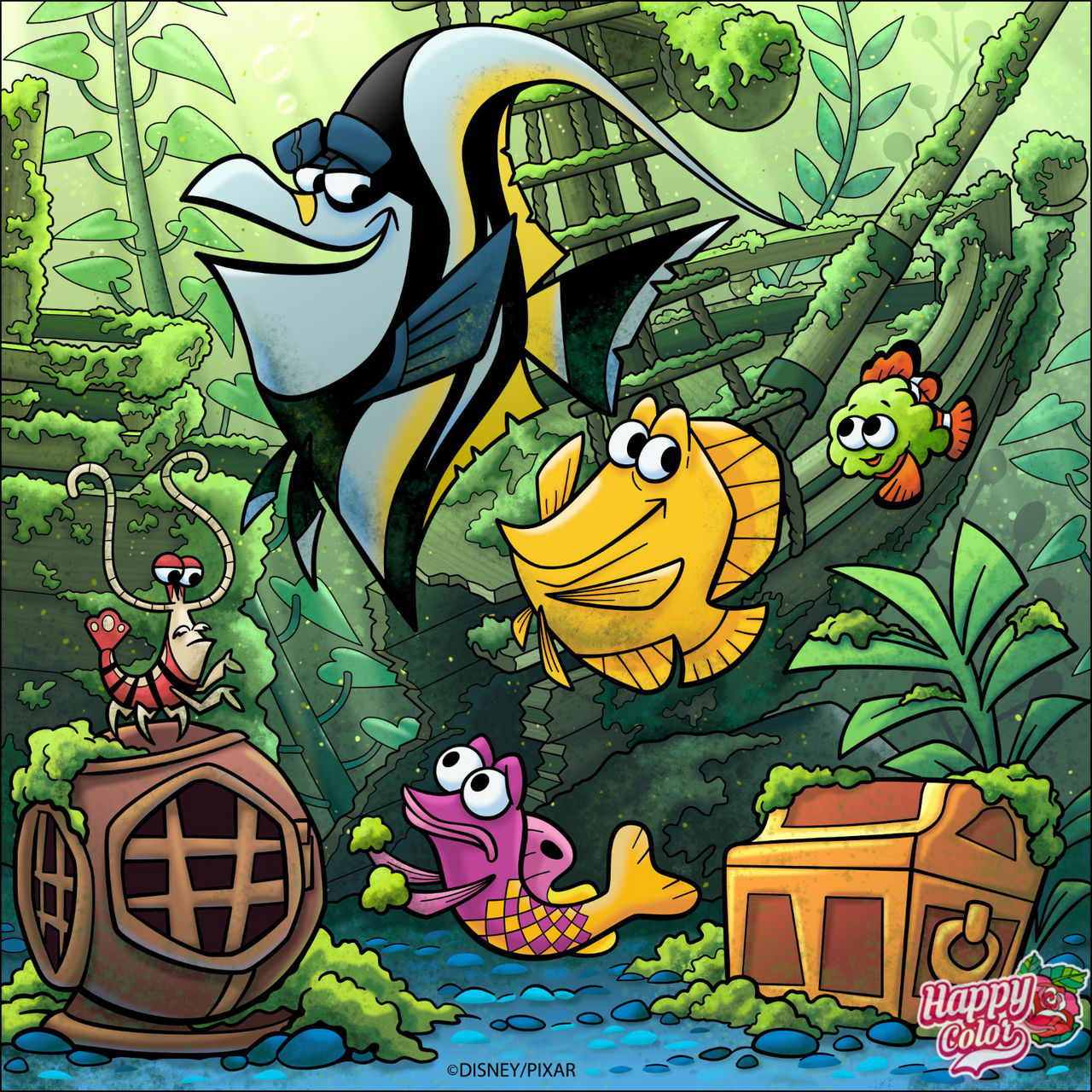 Finding Nemo Happy Color