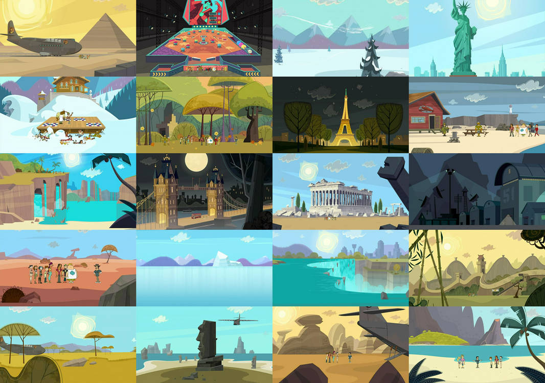 Dramatic Location Total Drama World Tour Locations by Mdwyer5 on DeviantArt
