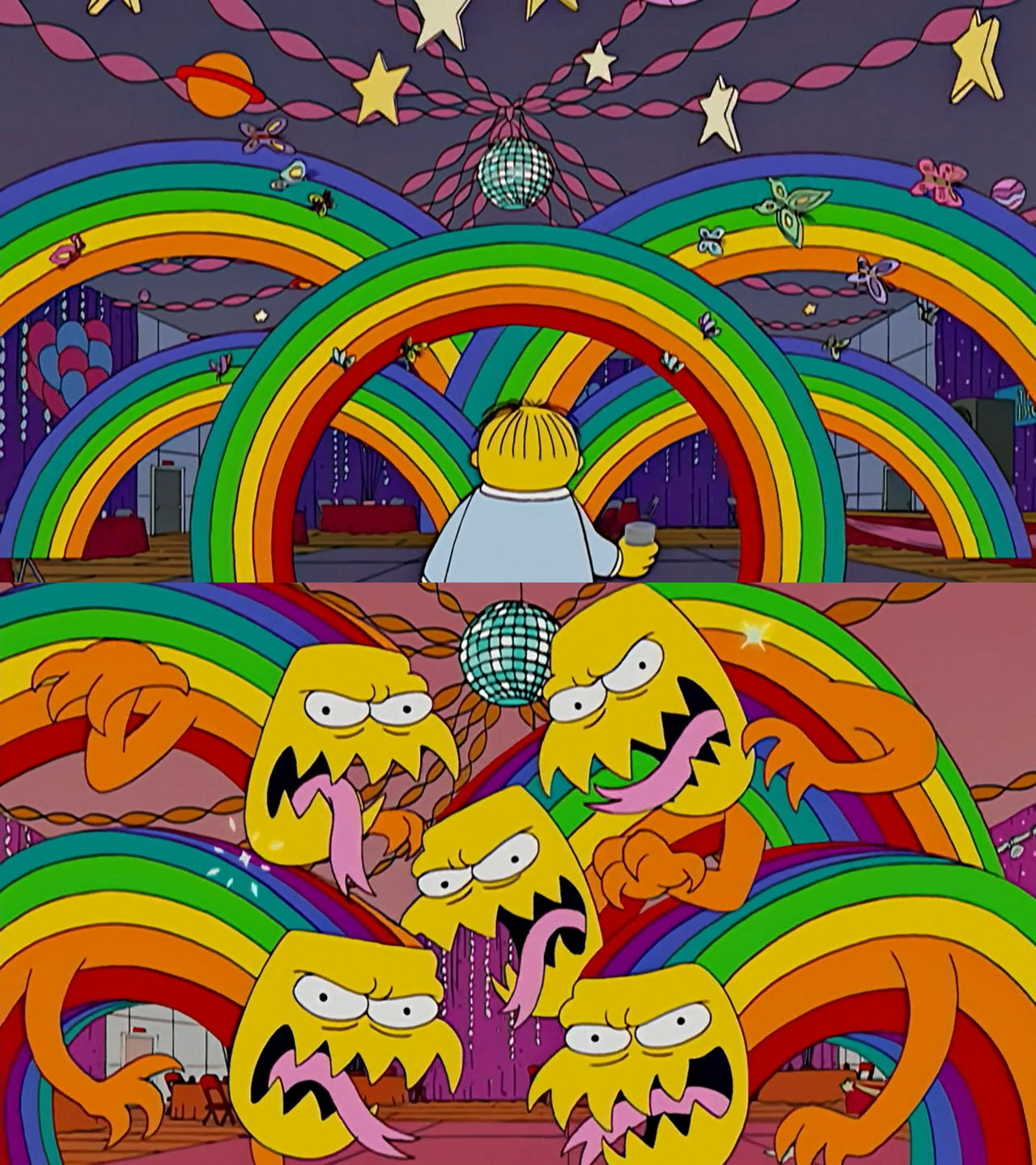 The Simpsons Raspberry Monster Simpsons Ralph's Rainbow Monster Trip by Mdwyer5 on DeviantArt