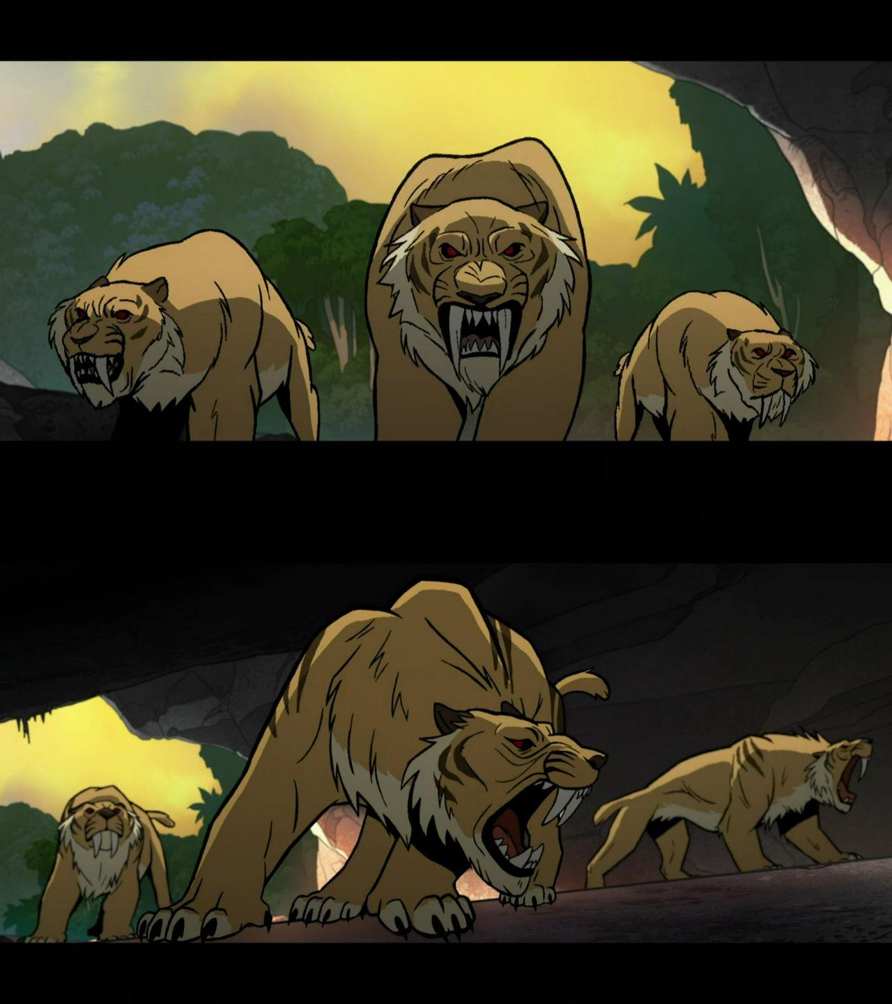 Primal Smilodons by Mdwyer5 on DeviantArt