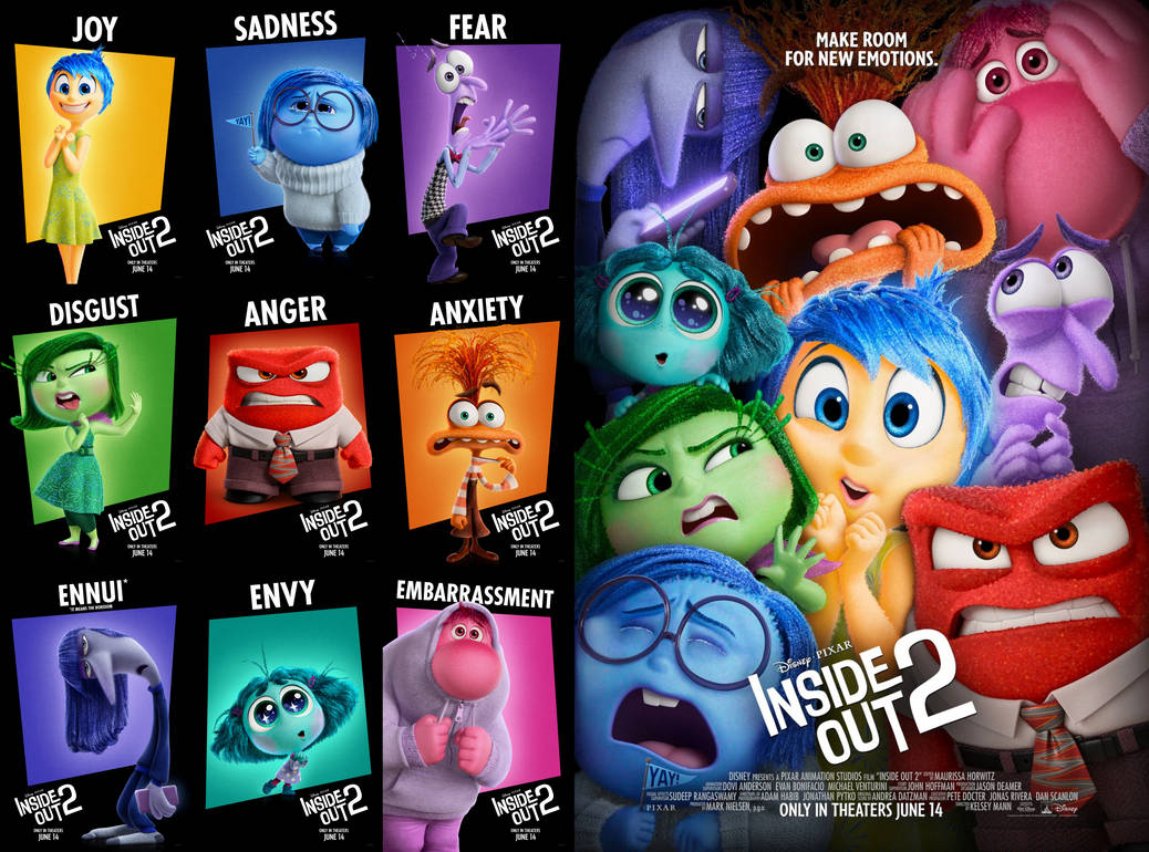 Inside Out 2 Character Posters by Mdwyer5 on DeviantArt