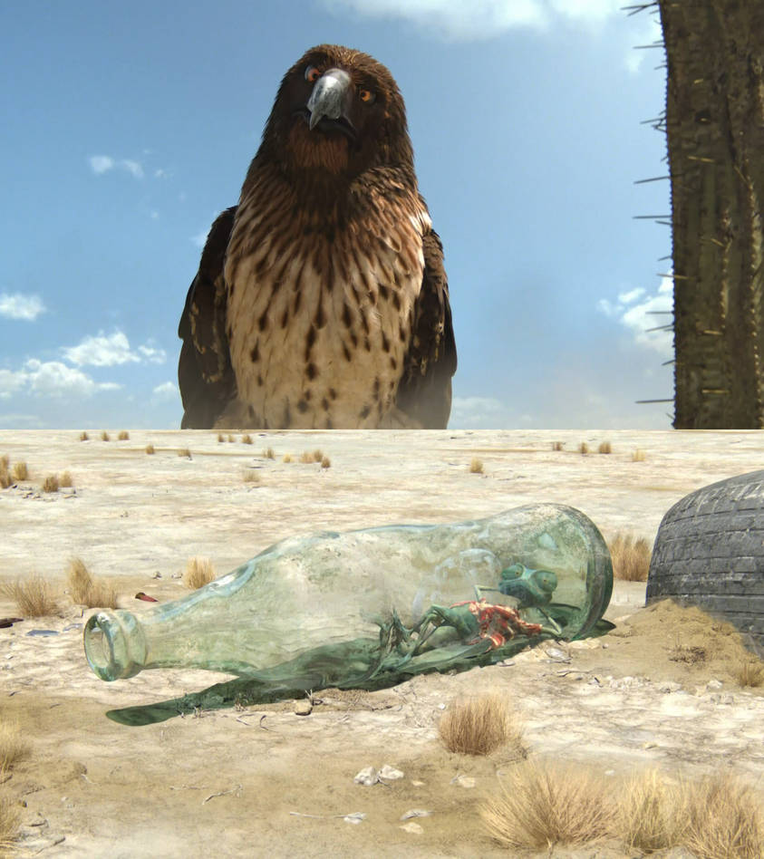 Rango Hawk Sees Rango in Bottle by Mdwyer5 on DeviantArt