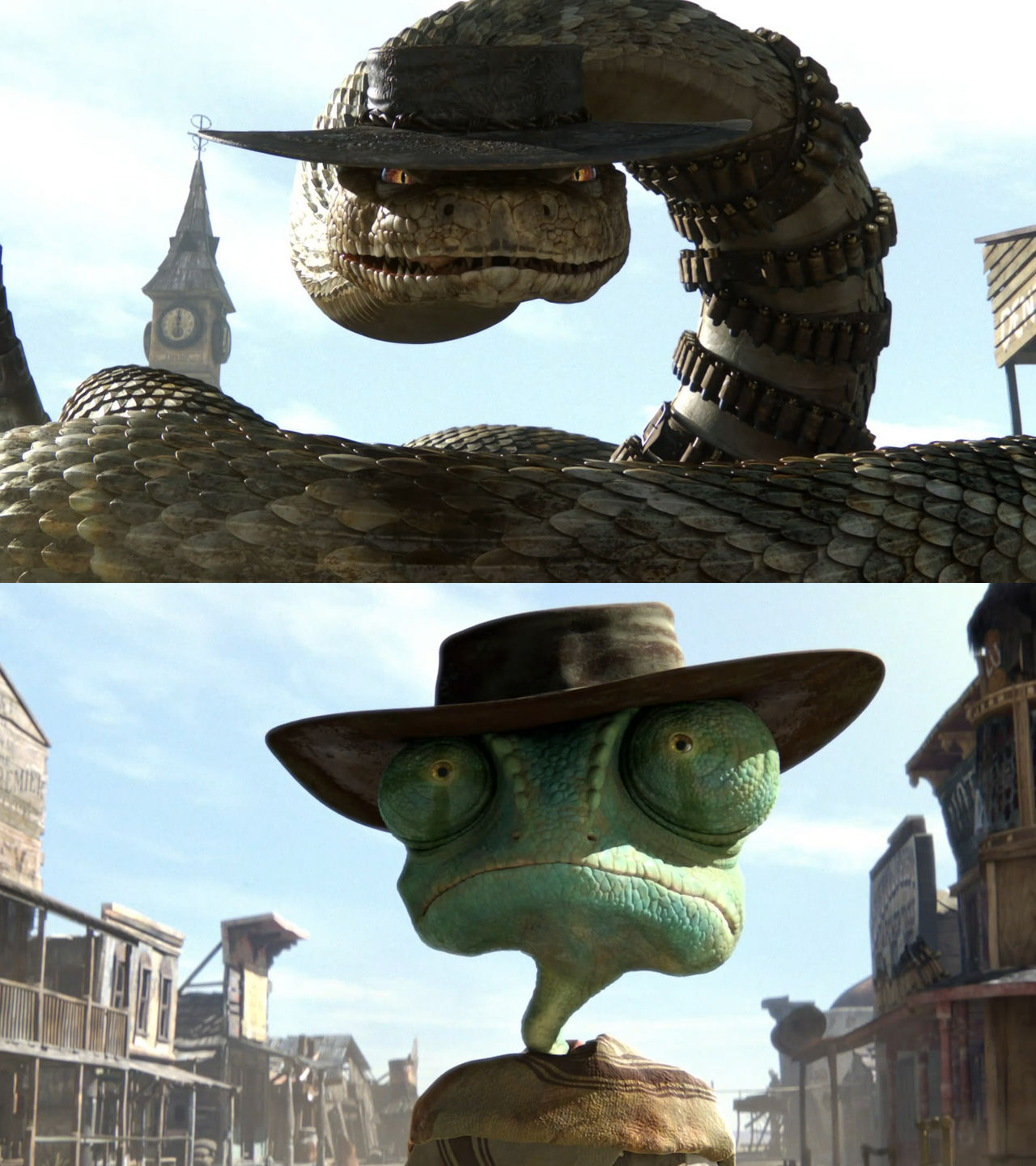 Rango VS Rattlesnake Jake by Mdwyer5 on DeviantArt