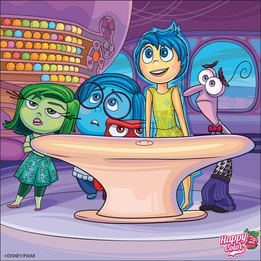 Happy Colour Inside Out Riley's Emotions by Mdwyer5 on DeviantArt