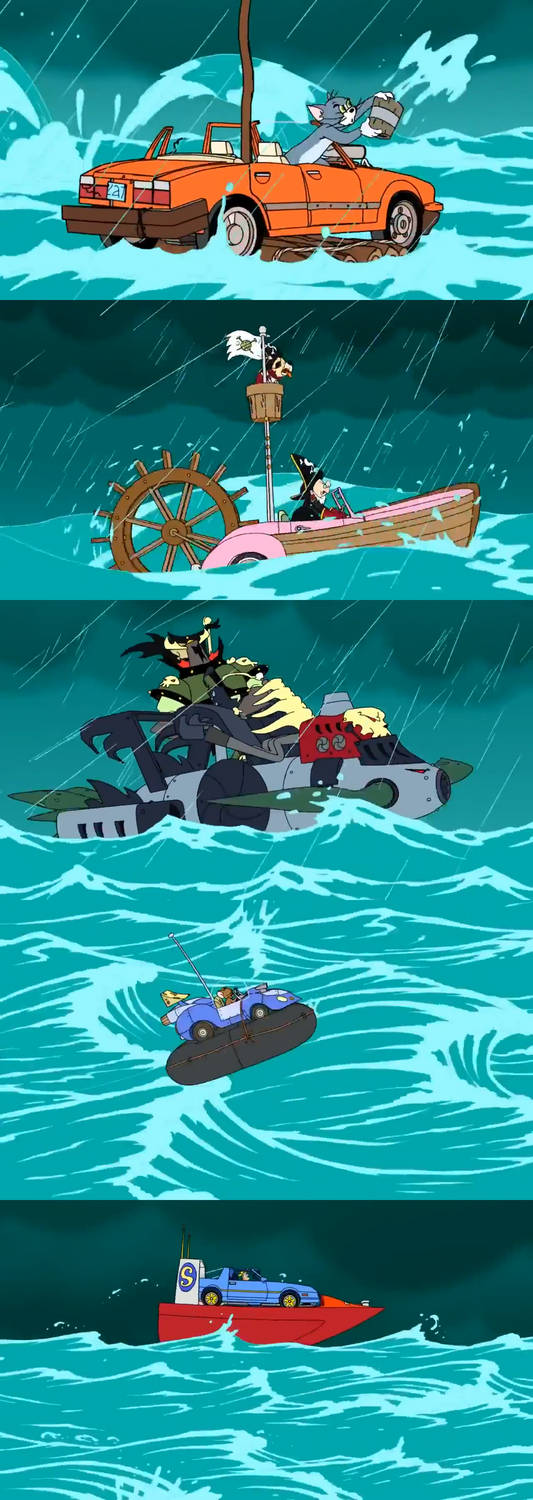 Sea Racers Disney Tom and Jerry Racers on the Sea by Mdwyer5 on DeviantArt