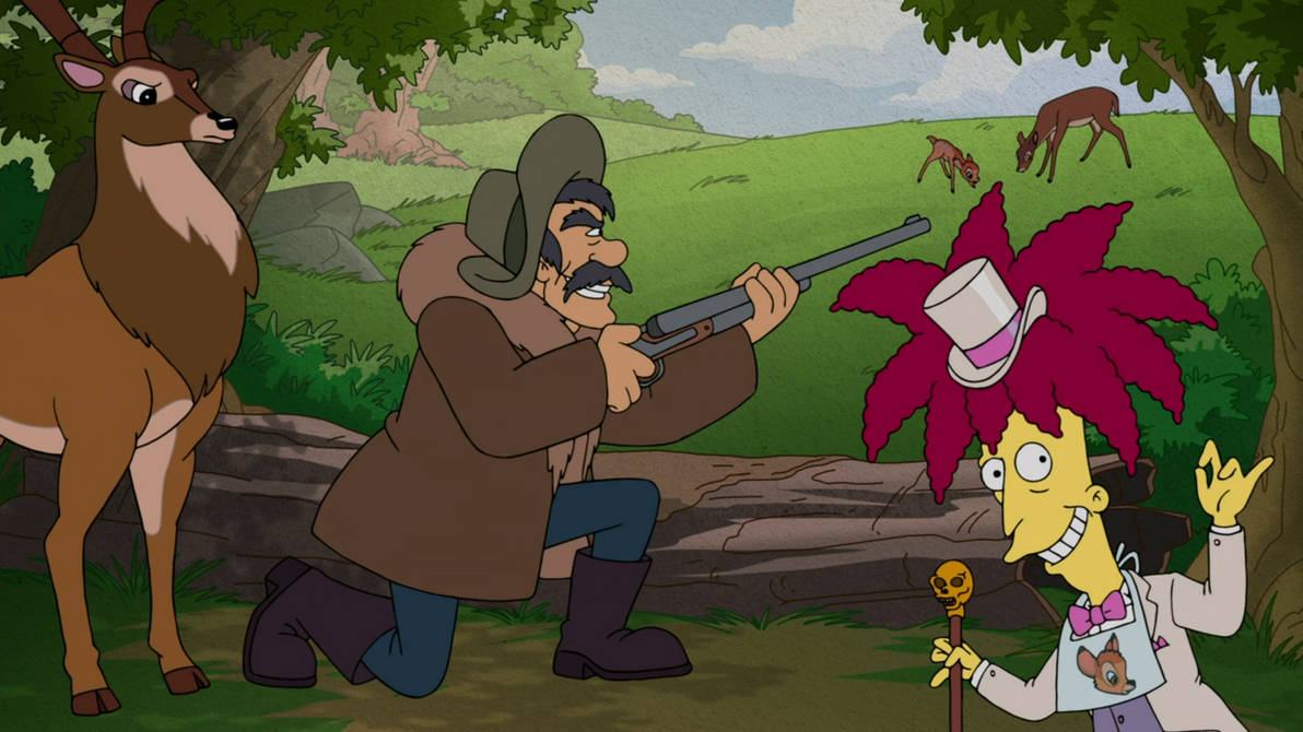 Simpsons Hunting Bambi's Family by Mdwyer5 on DeviantArt