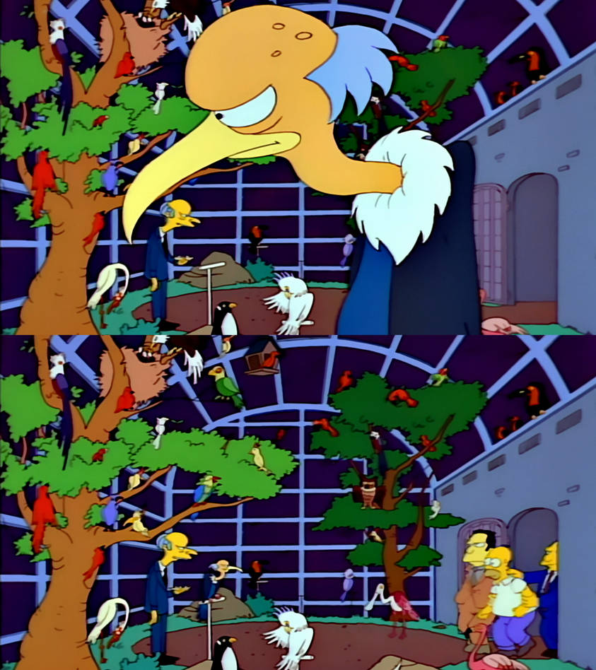 Bird Rocker Simpsons Simpsons Mr Burns' Bird Collection by Mdwyer5 on DeviantArt