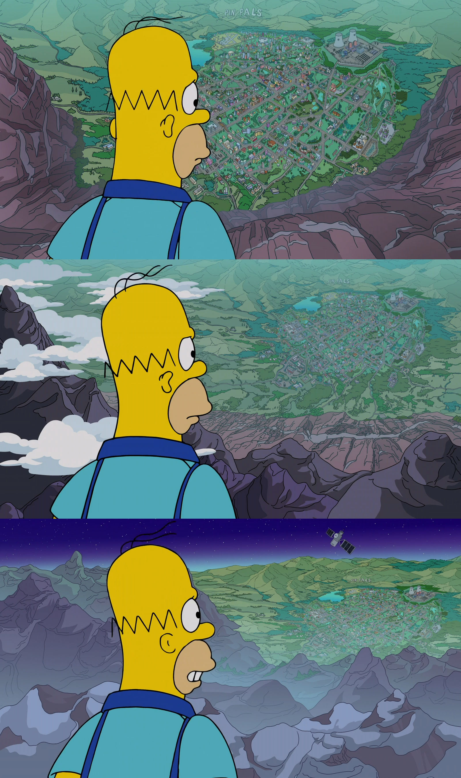 Simpsons Elevating Mountain-View of Springfield by Mdwyer5 on DeviantArt