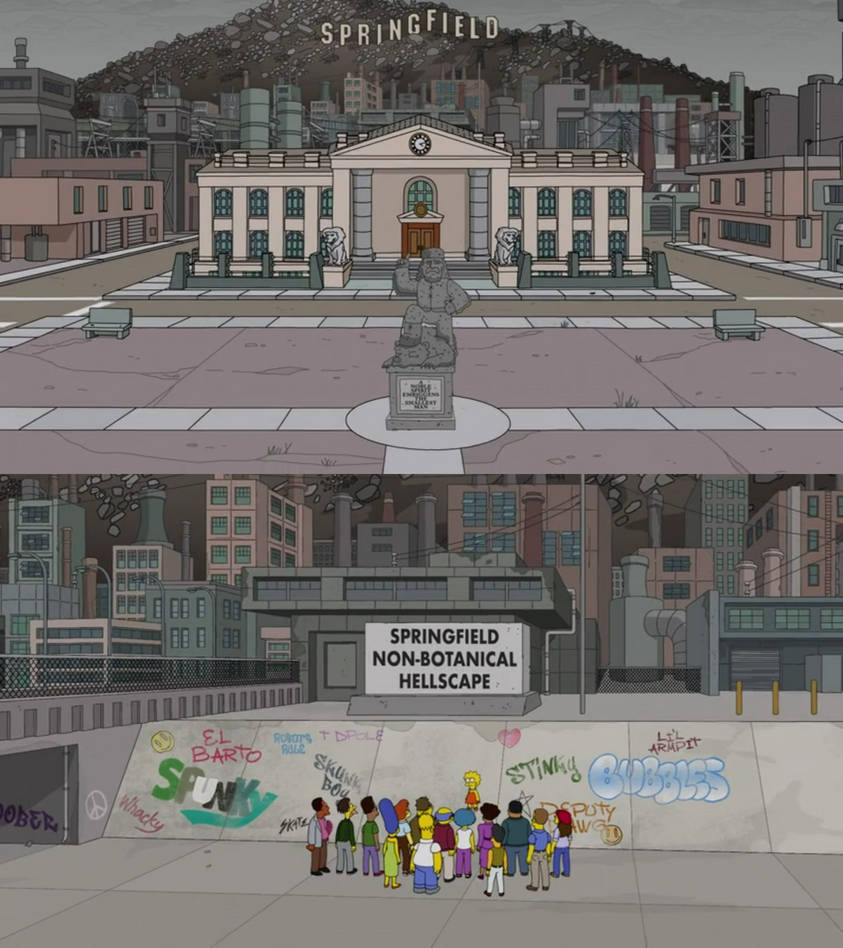 Simpsons Non-Botanical Springfield by Mdwyer5 on DeviantArt