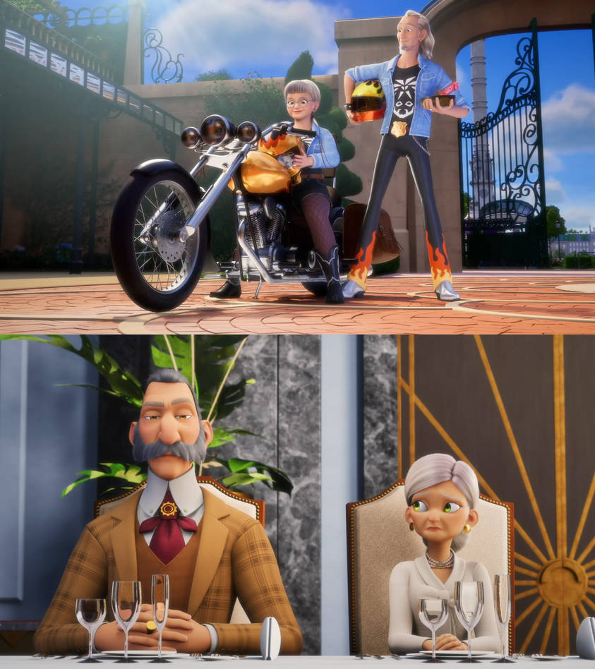 Miraculous Adrien's Grandparents by Mdwyer5 on DeviantArt