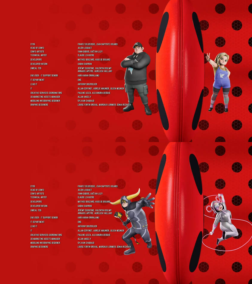 Miraculous Ladybug Credits Pairing 6 by Mdwyer5 on DeviantArt