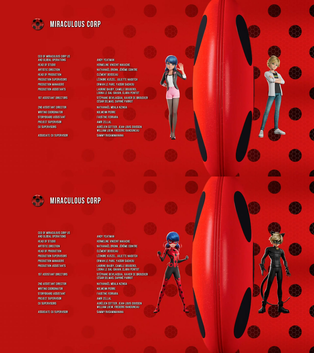 Miraculous Ladybug Credits Pairing 1 by Mdwyer5 on DeviantArt