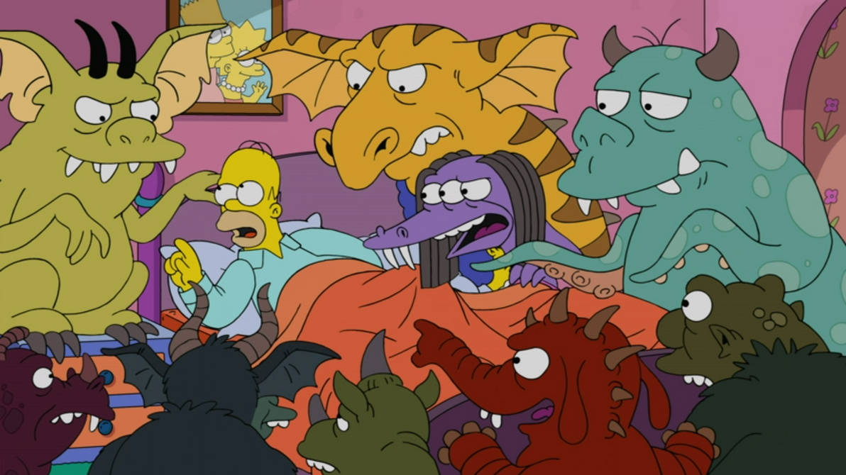 The Simpsons Raspberry Monster Simpsons Monsters by Mdwyer5 on DeviantArt