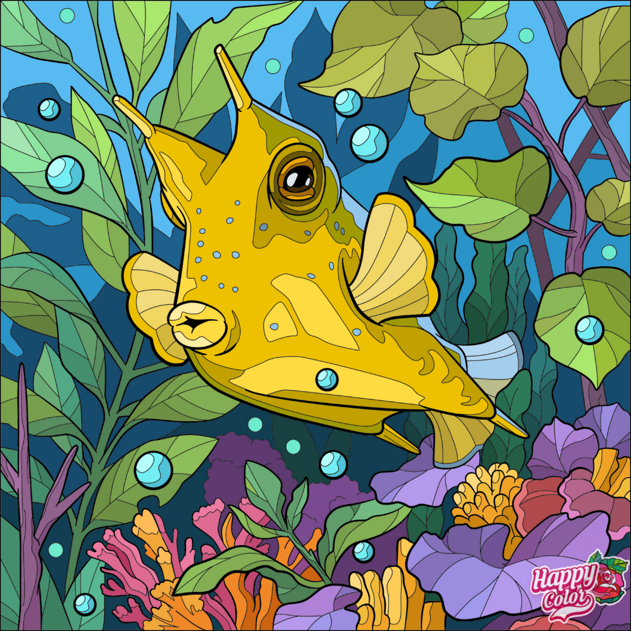 Colomadehappy Fish Happy Colour Cow Fish by Mdwyer5 on DeviantArt
