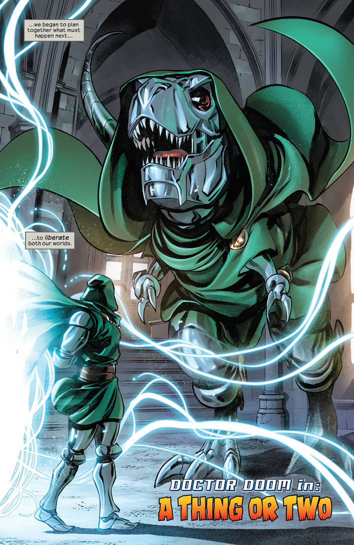 Doom Rex Fantastic Four Dinosaur Doctor Doom by Mdwyer5 on DeviantArt