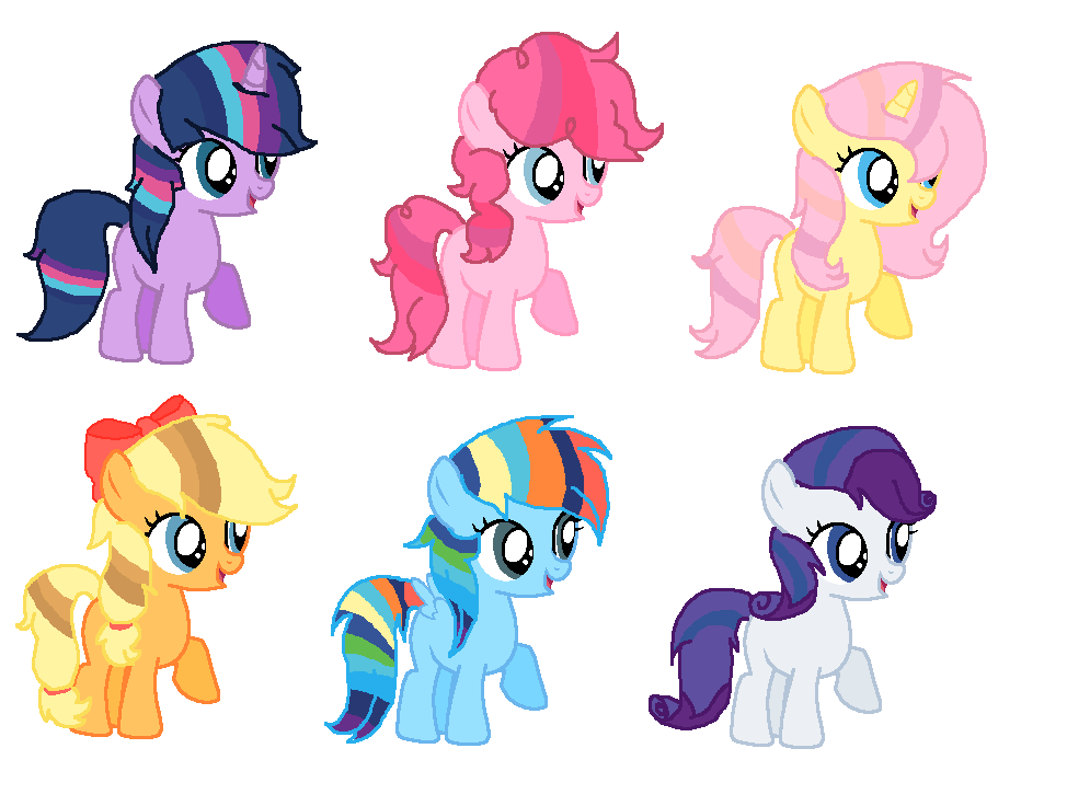 Shining Armor X Mane Six Shipping Adopts [1/6]