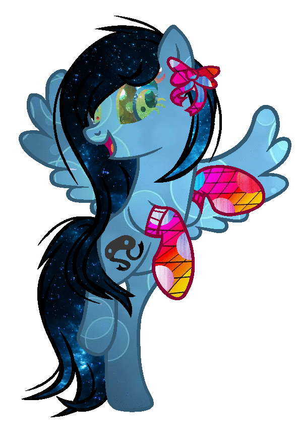 SpaceRainbowPencilTexture Pony [Art Thief]