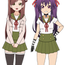Rii-san and Kurumi-chan