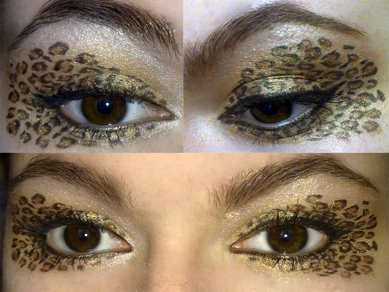 Leopard print makeup look by KatelynnRose on DeviantArt