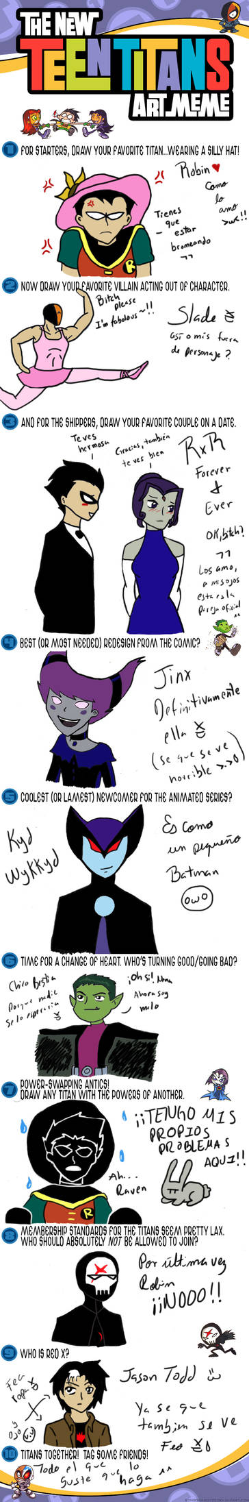 Teen Titans meme done :3 by Ratekahinashysu on DeviantArt