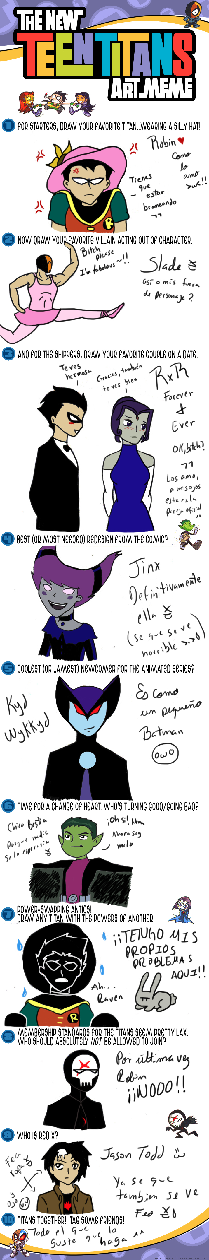 Teen Titans meme done :3 by Ratekahinashysu on DeviantArt