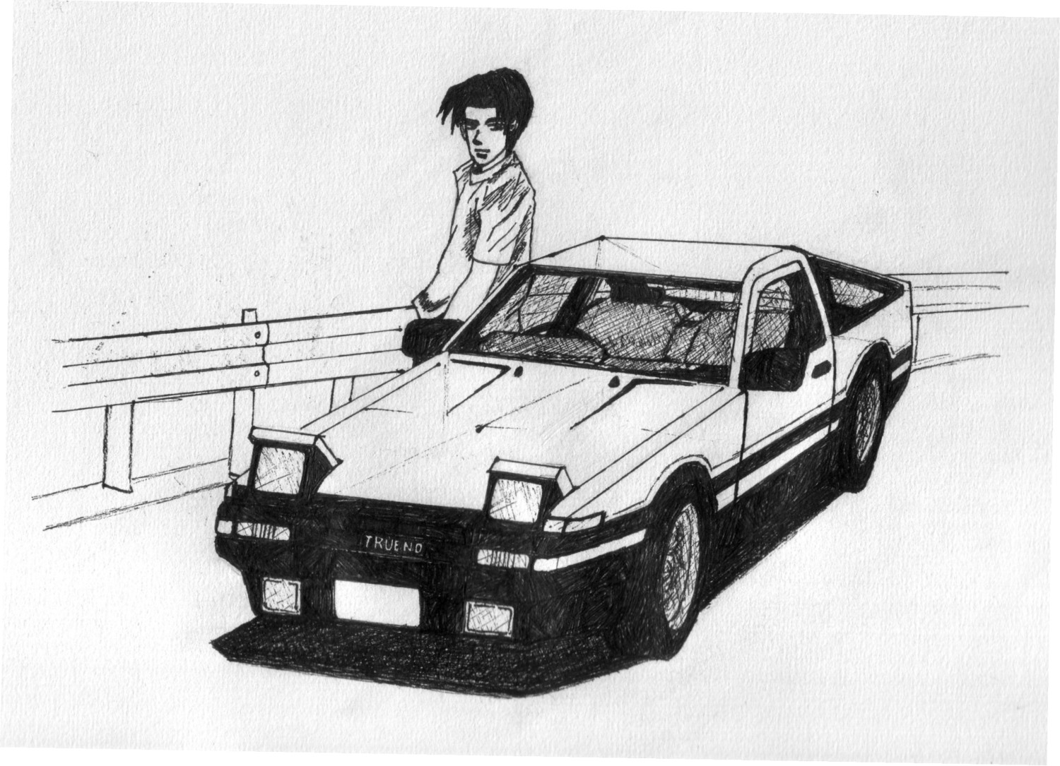 Initial D Toyota Trueno Ae86 By Ken0025 On Deviantart