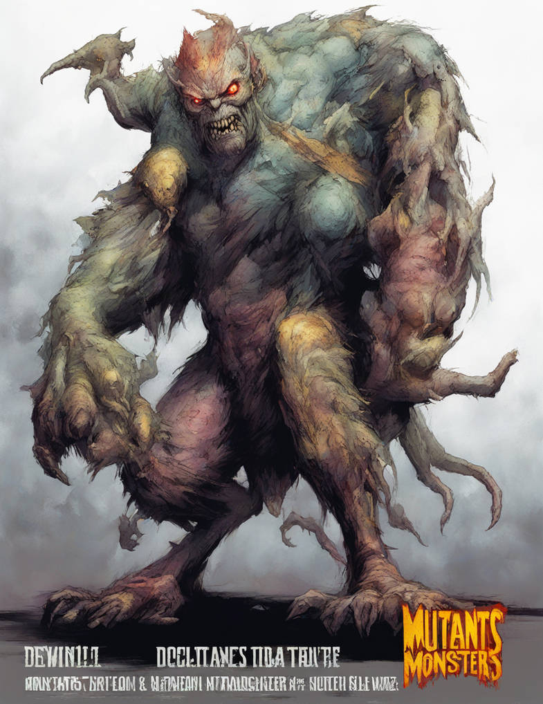 The Strange Monster by defkev000 on DeviantArt
