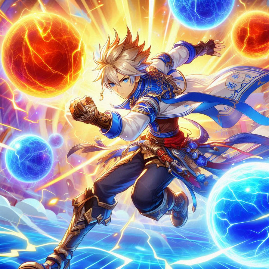 Anime Character With Energy Spheres 2 By Tyrannoking1297 On DeviantArt anime-character-with-energy-spheres-2-by-tyrannoking1297-on-deviantart