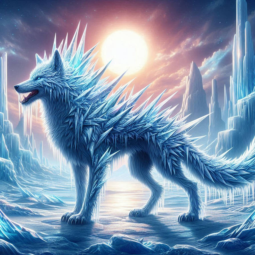 Ice armor wolf by Tyrannoking1297 on DeviantArt