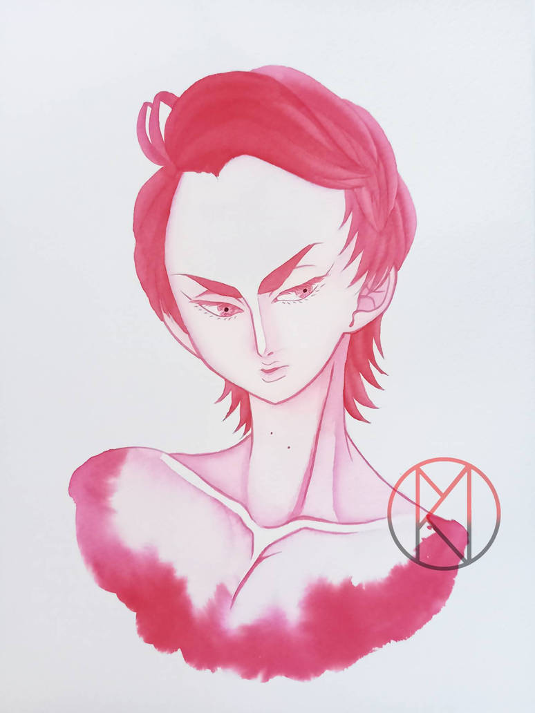 One color art by kaiku03 on DeviantArt