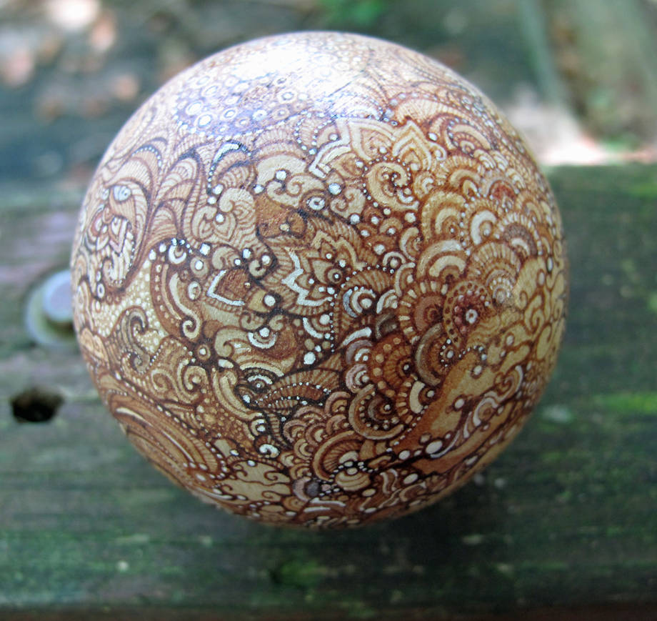 Brown Ball by Chobek