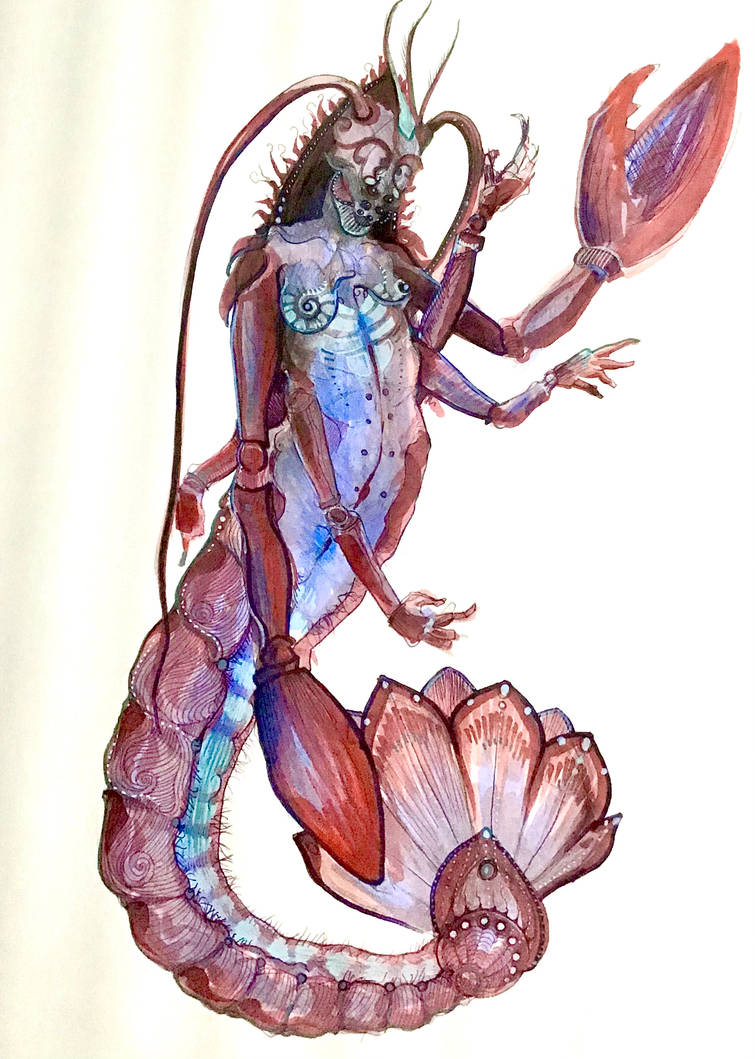 Lobster Lady by Chobek on DeviantArt Lobster Lady by Chobek on DeviantArt