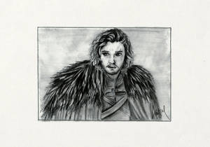 Jon Snow drawing - Game of Thrones - fanart
