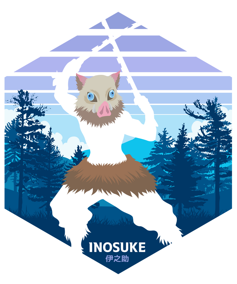 Inosuke Silhouette by TeeTowR on DeviantArt