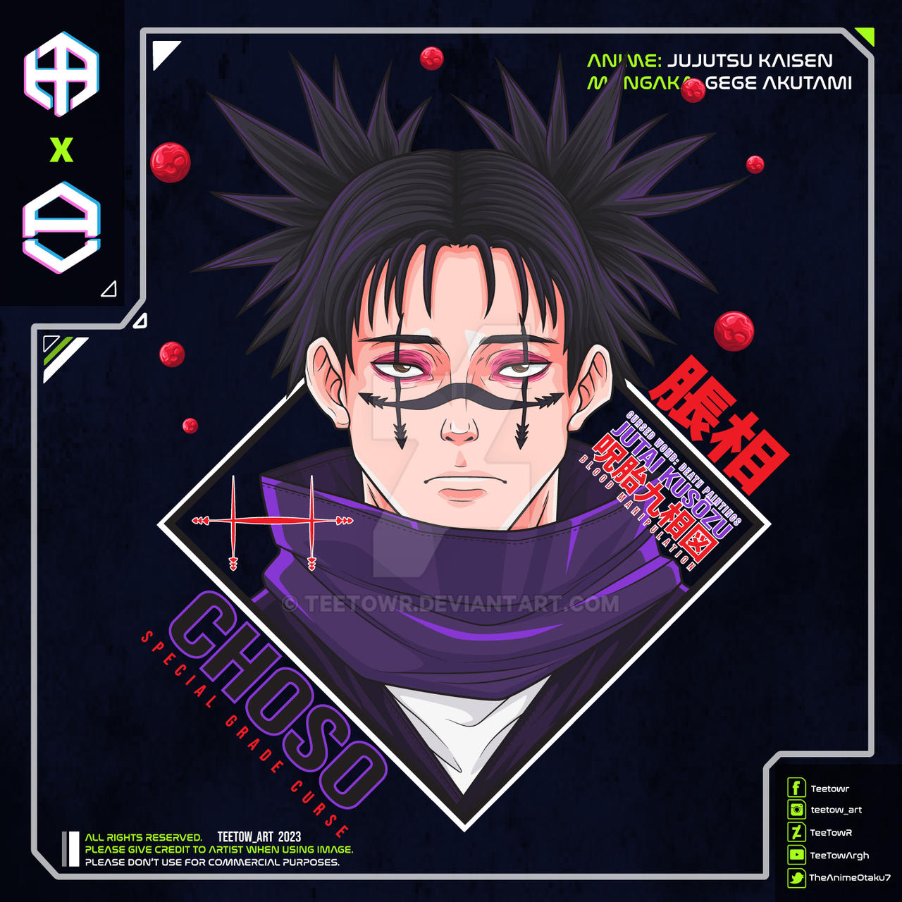 Choso / Jujutsu Kaisen / Anime Wallpaper by mvrusv on DeviantArt