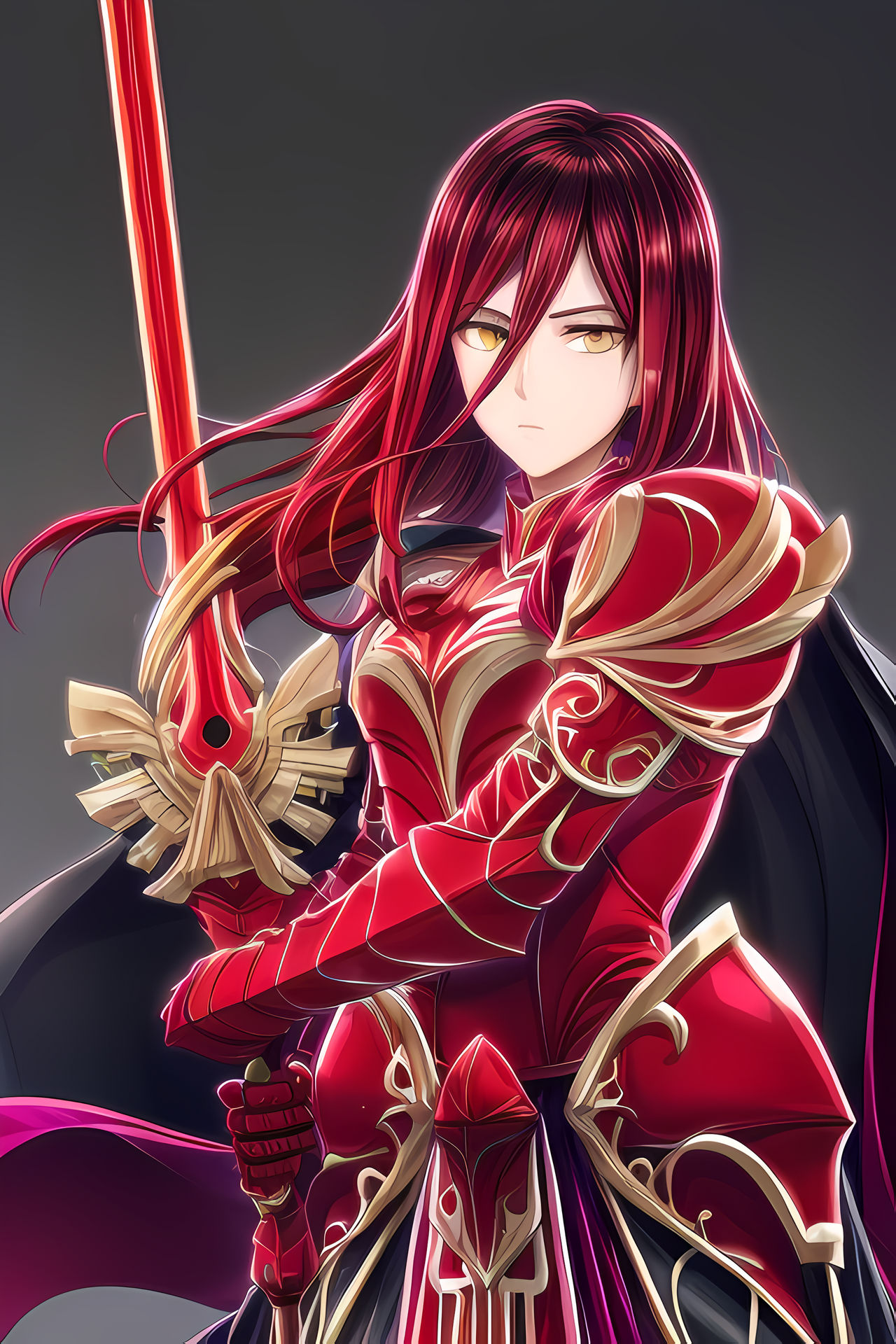 Rubedo (Overlord's fan fiction) - Ruby armor golem by UthaiYama on ...
