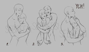 YCH #19 [OPEN] Hugging set! by sebreesi