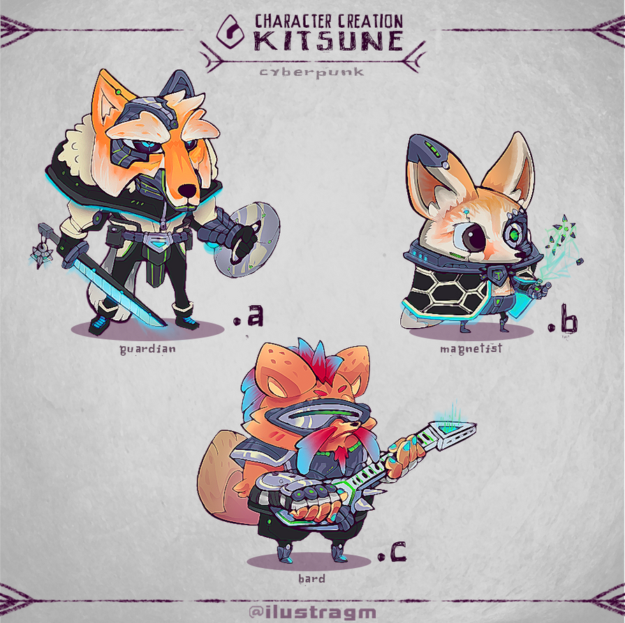 ilustraGM - Furry Chibi by GMCrow on DeviantArt
