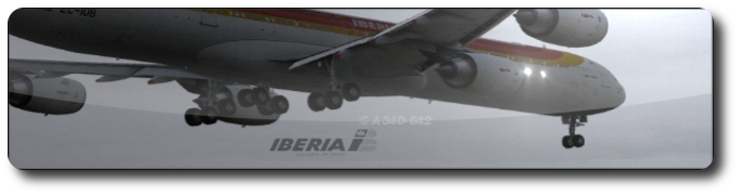 Iberia A340 signature