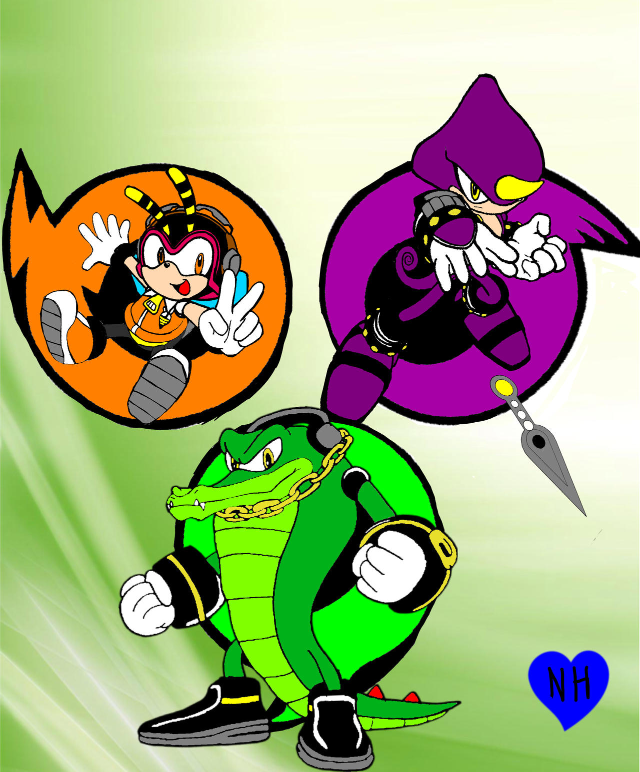 Team Chaotix by NavyHeart on DeviantArt