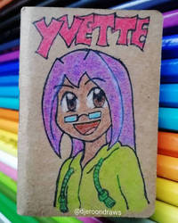 Tinysketchbook cover Yvette